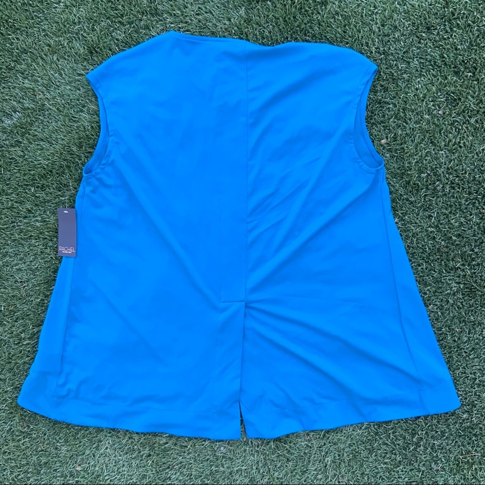 Rachel Rachel Roy Blue Knit Top Plus Size 0X - Picture 2 of 3